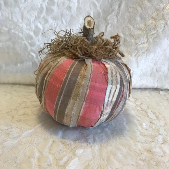 Hand Crafted Other - Handmade Rustic plaid Country Farmhouse Pumpkin